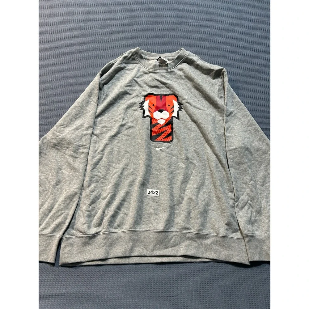 Nike Tiger Woods Golf Sweatshirt Mens XL Grey